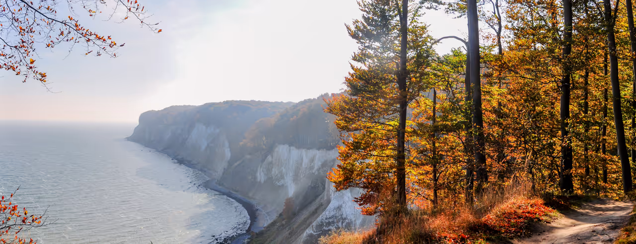 Rügener Kreidefelsen im Herbst