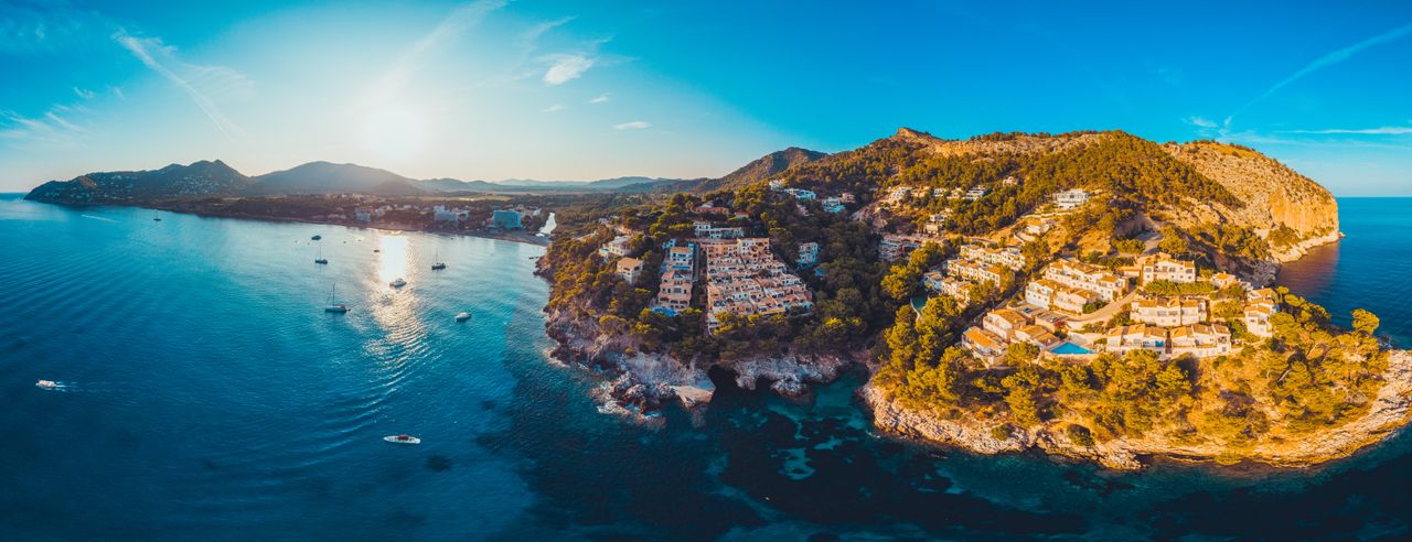 Die Insel Mallorca aus Sicht einer Drohne