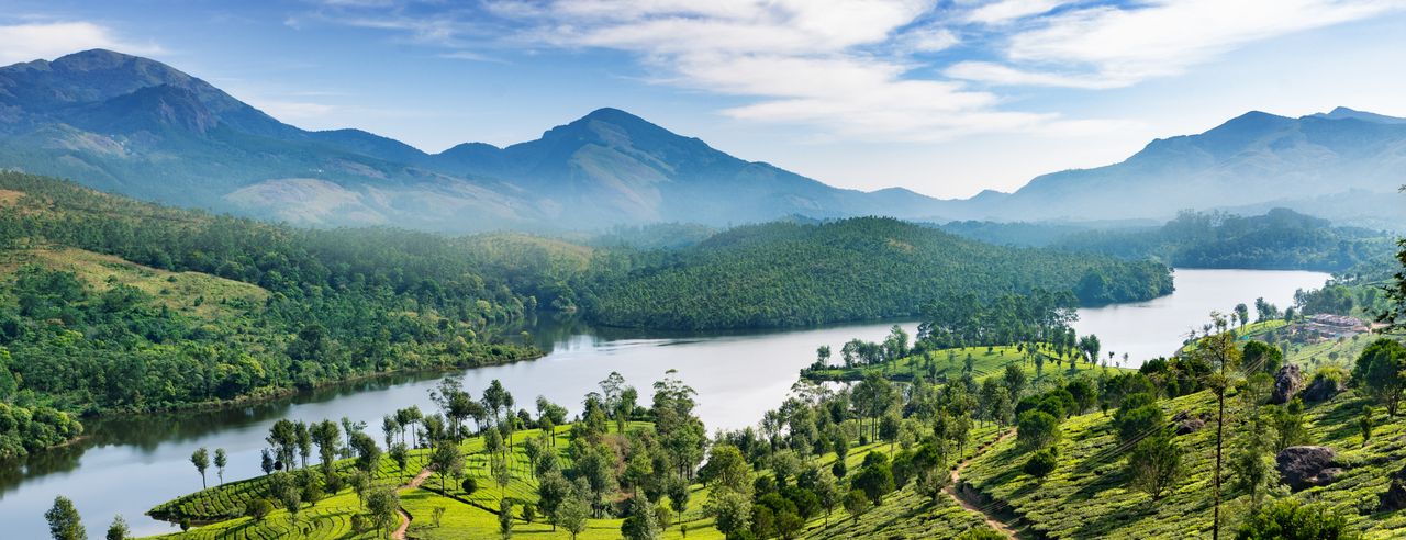 Paysage montagneux du Kerala