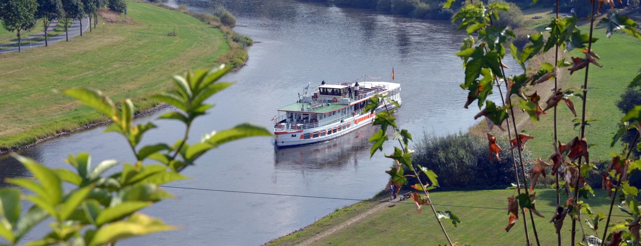 Schiffsfahrt auf der Weser