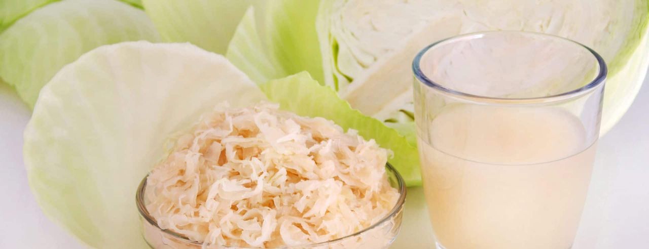Sauerkraut und Saft