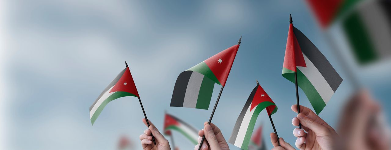Flagge von Jordanien