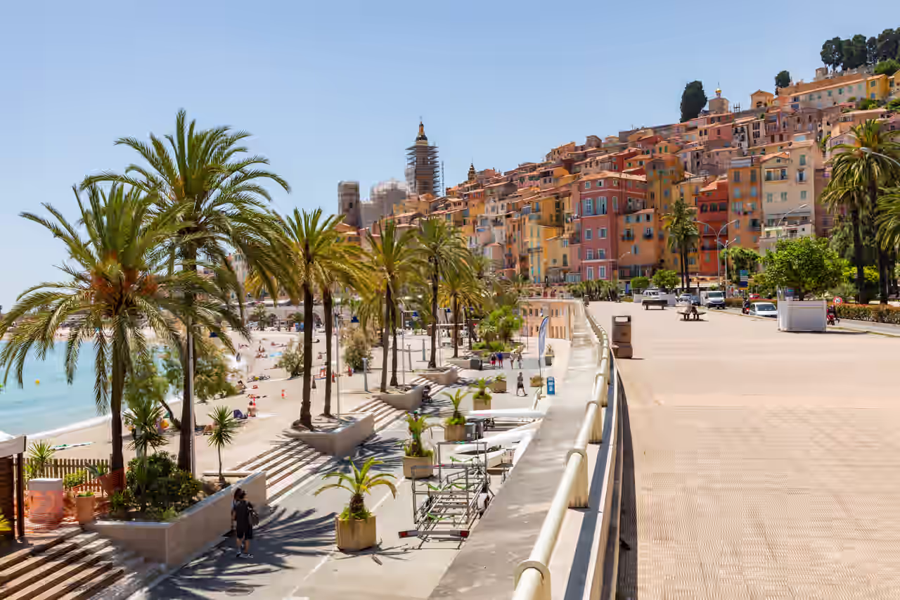 Menton an der Cote d'Azur