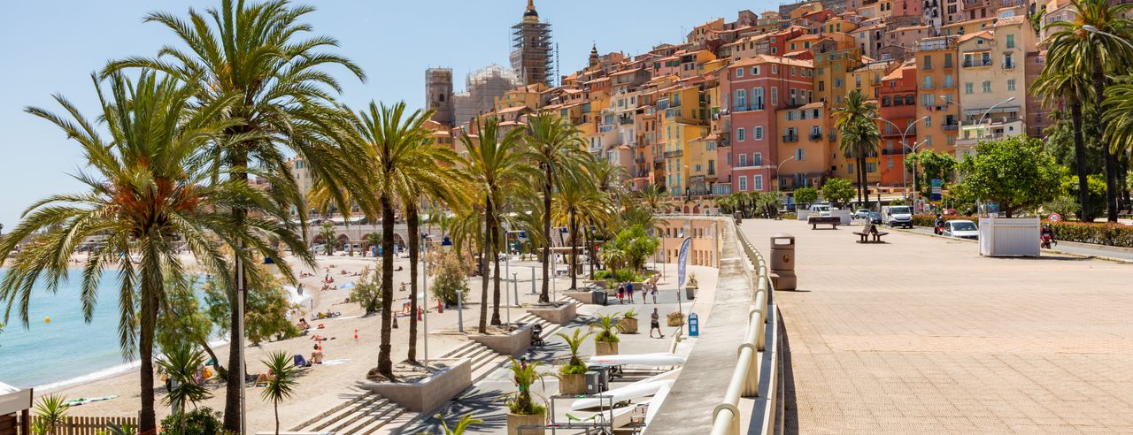 Menton an der Cote d'Azur