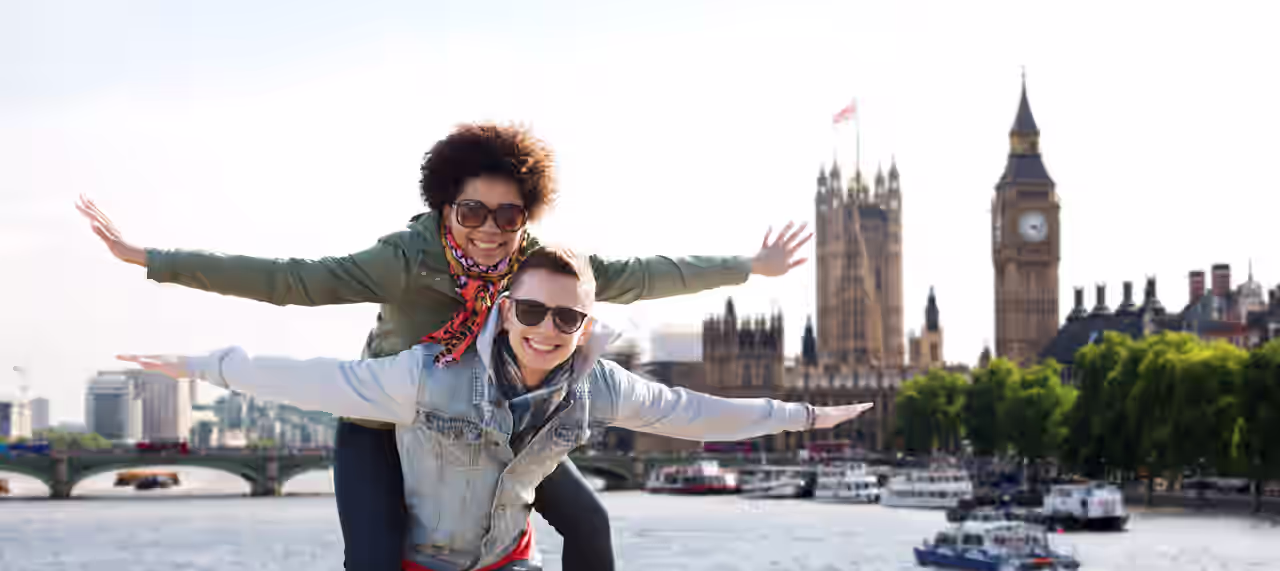 Ein Pärchen in London