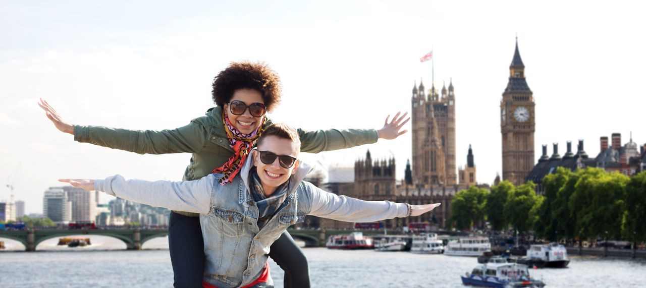 Ein Pärchen in London