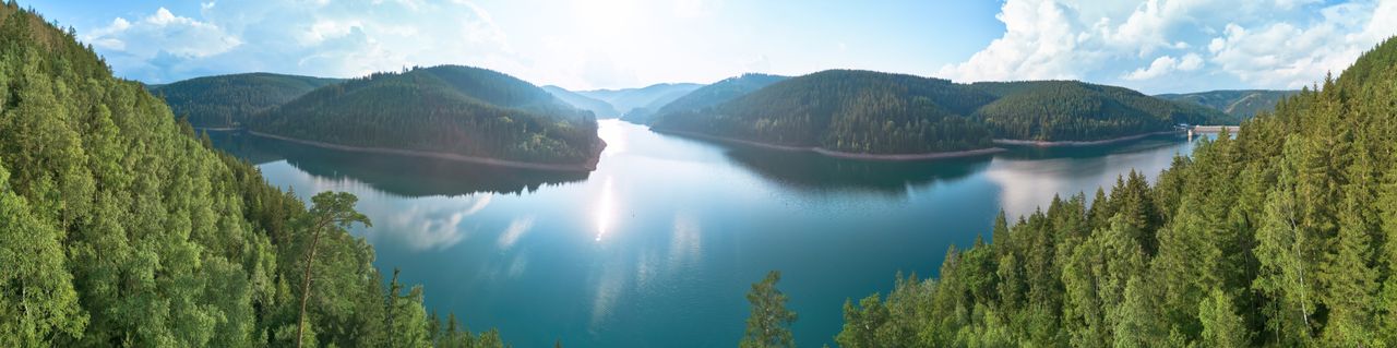 Ohratalsperre bei Oberhof im Thüringer Wald bei einem Wellness Wochenende in Oberhof