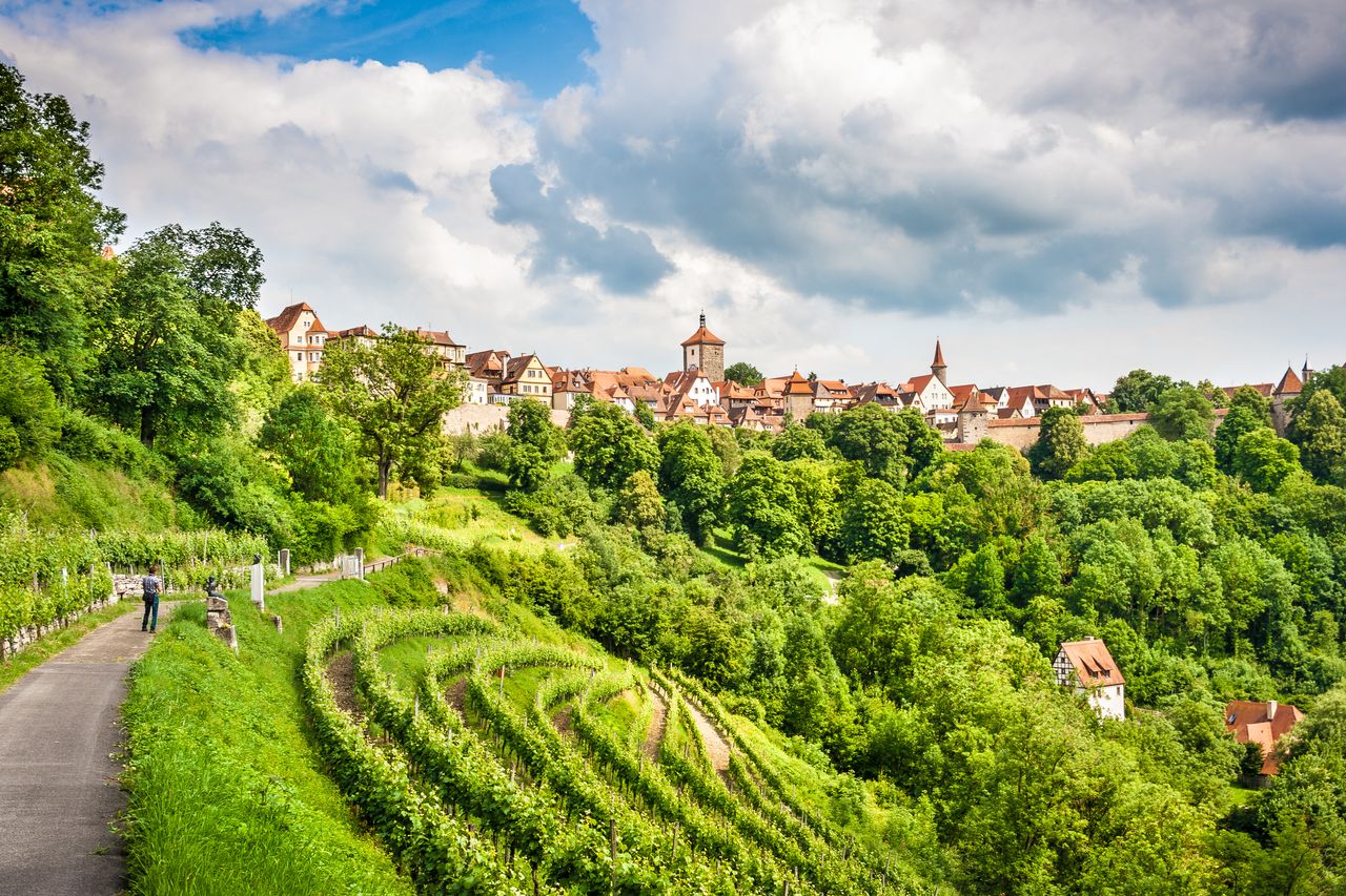 Rothenburg ob der Tauber in Franken