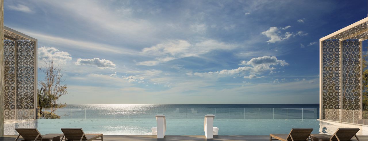 Luxe hotel aan zee