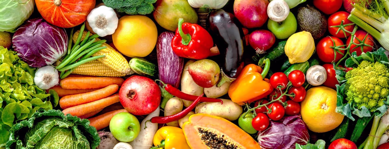 Gesundes Gemüse und Obst