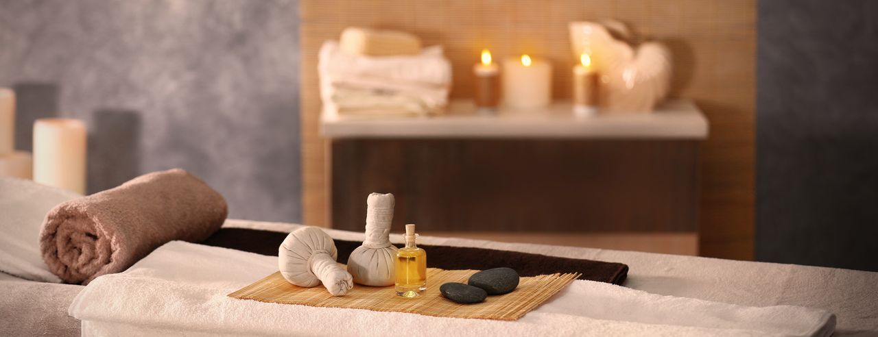 Massage Zubehör in einem Hotel mit Wellness Deals