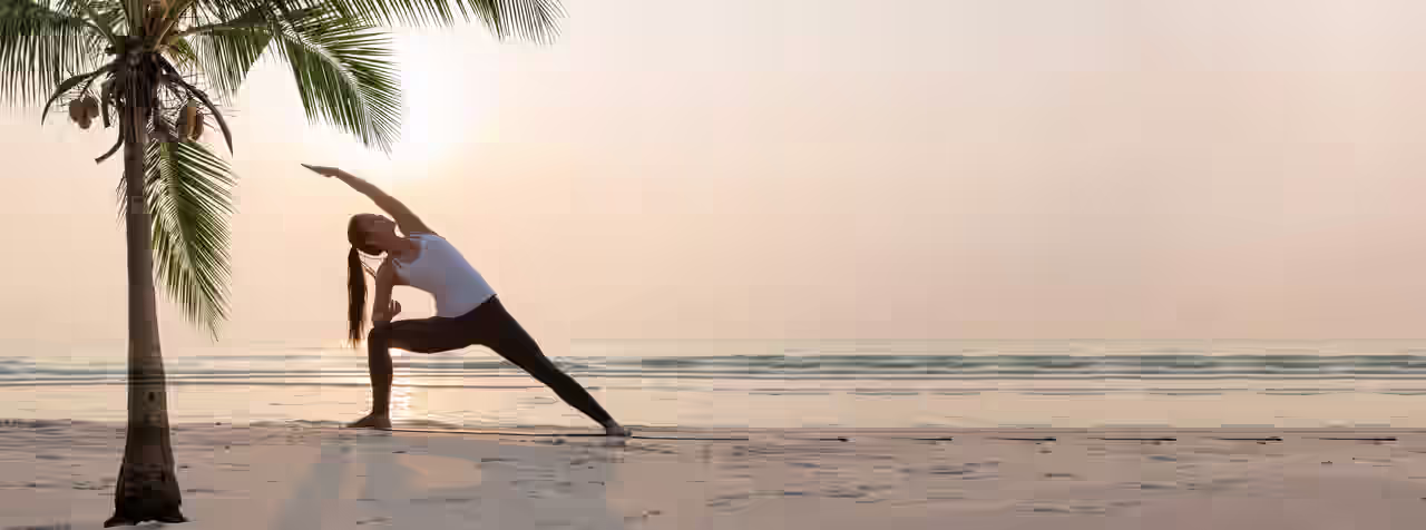 Yoga am Strand