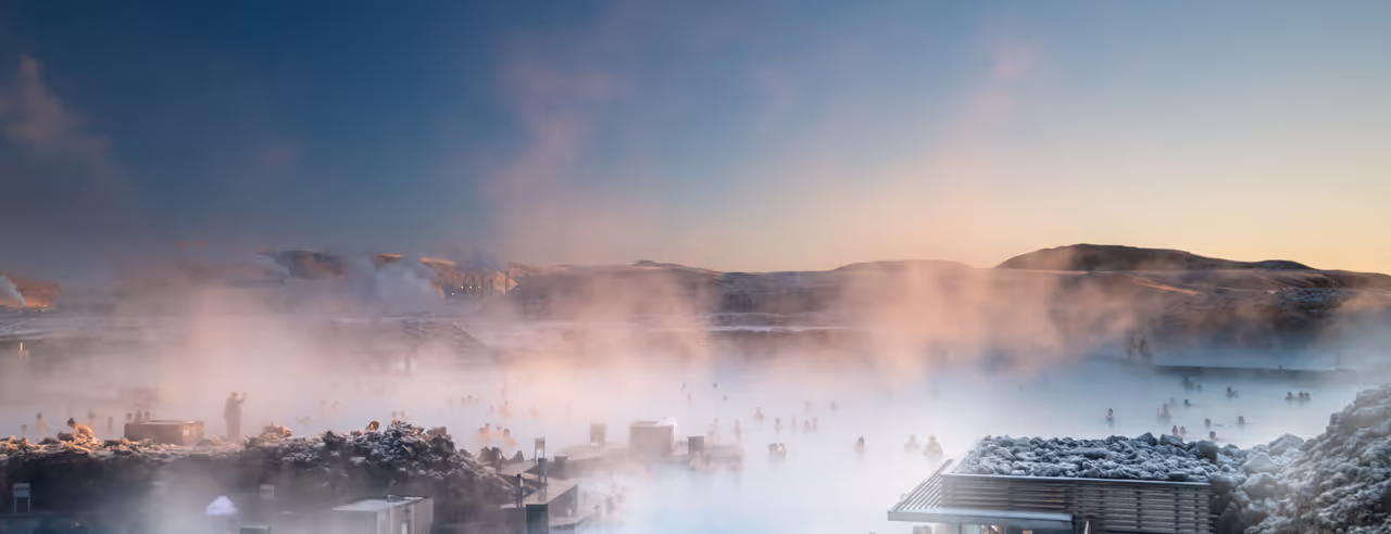 Den blå lagunen på Island