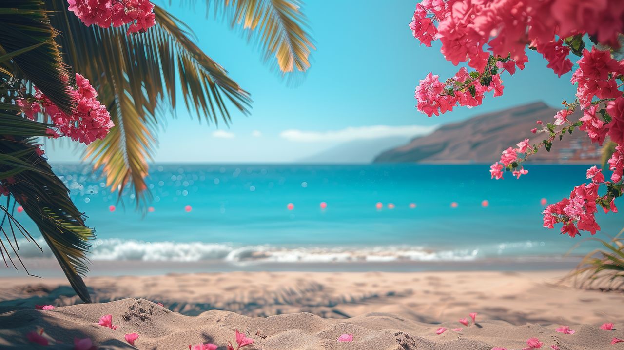 Eine Bucht auf den Kanaren, die Sie zu einem Yoga Urlaub einlädt