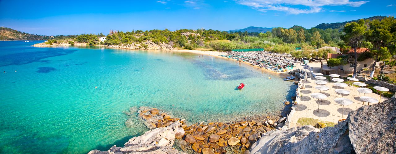 Strandhotell i Grekland