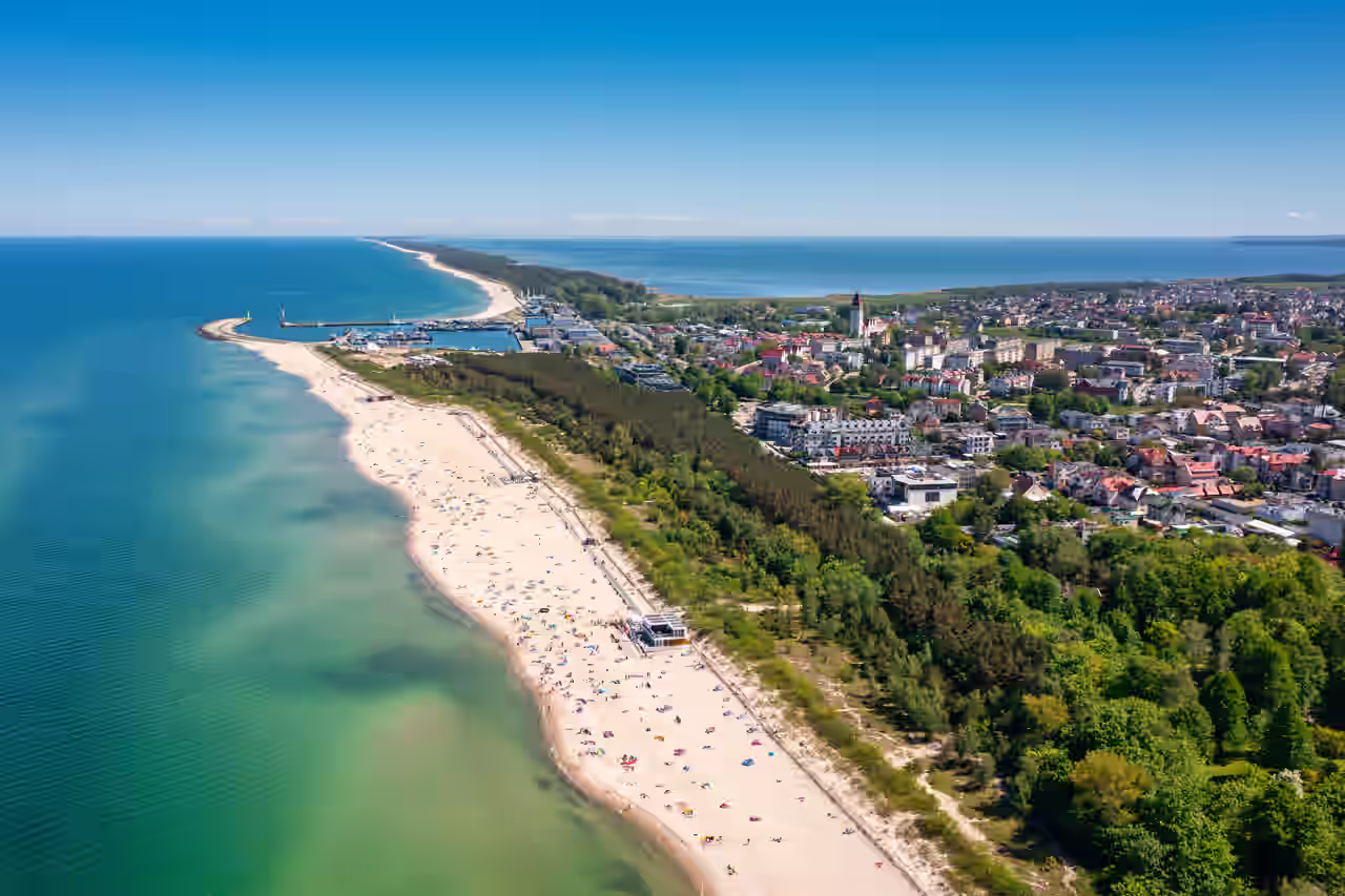 Ostseestrand während einer Schnupperkur