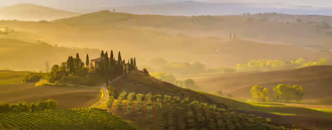Die Toskana in Italien
