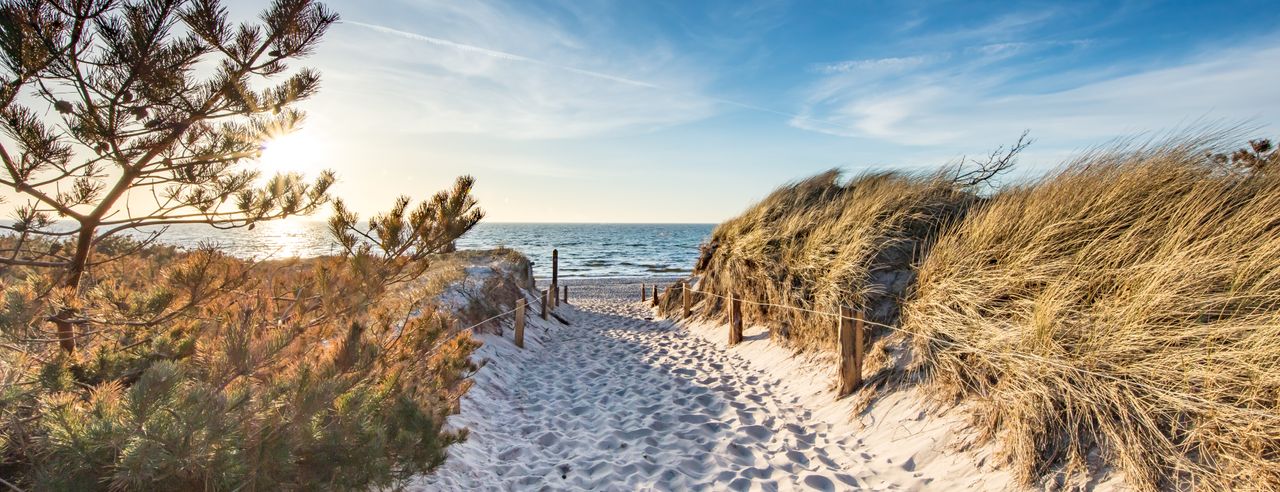 Strandküste bei einem Wellness Wochenende auf Rügen