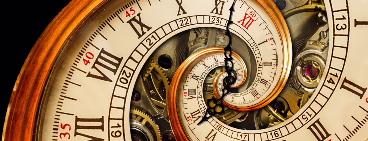 Eine Uhr als Symbolbild für Zeit als Luxusgut