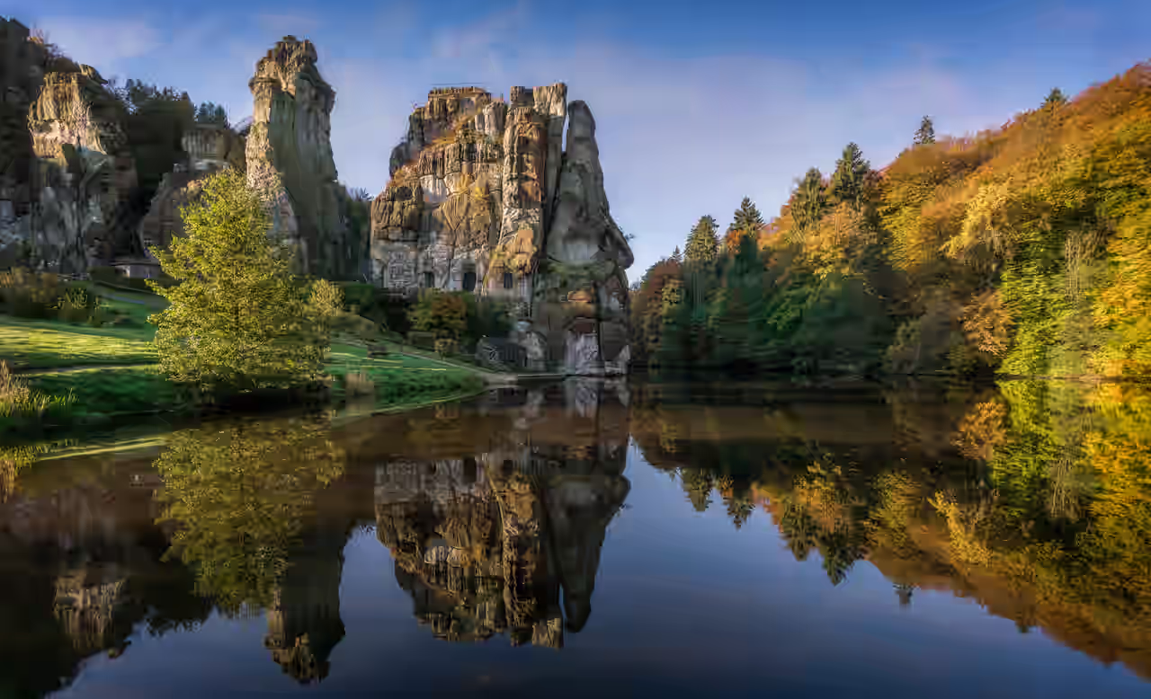 Landschaft des Teutoburger Waldes in NRW