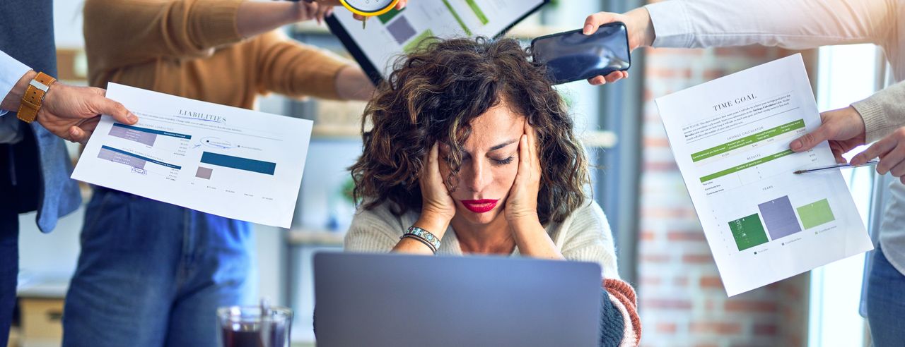 Überlastung am Arbeitsplatz