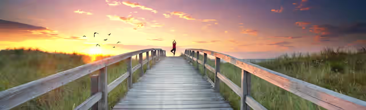Yoga an der Nordsee