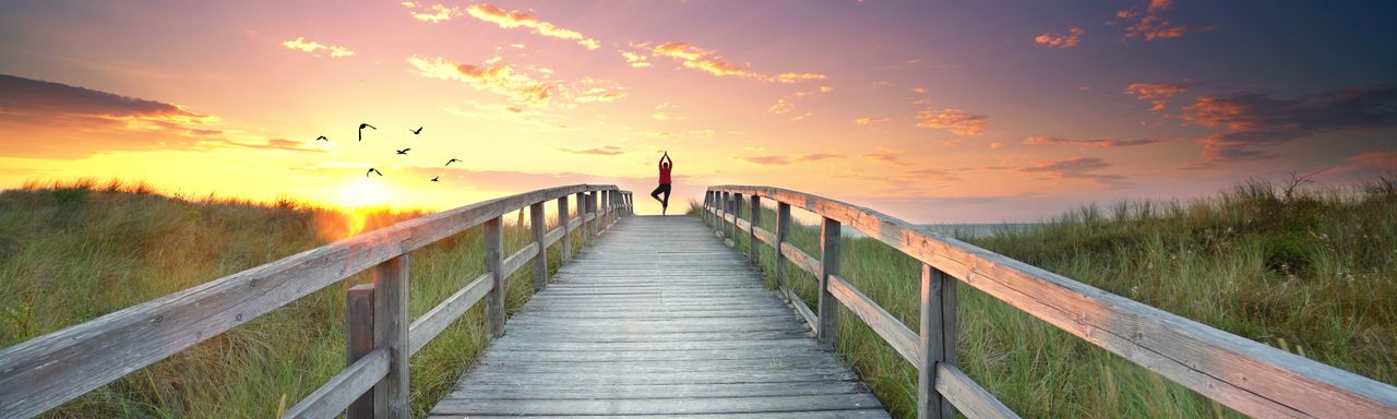 Yoga an der Nordsee
