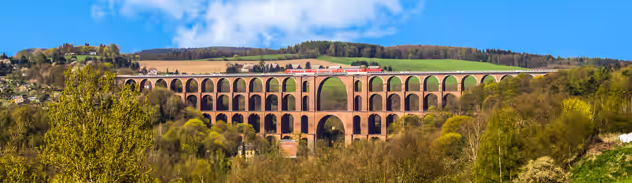 Die Göltzschtalbrücke im schönen Vogtland