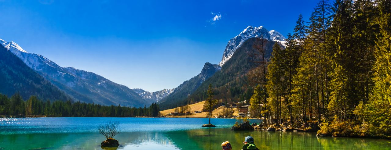See und Bergpanorama bei einem Wellness Urlaub in Oberbayern