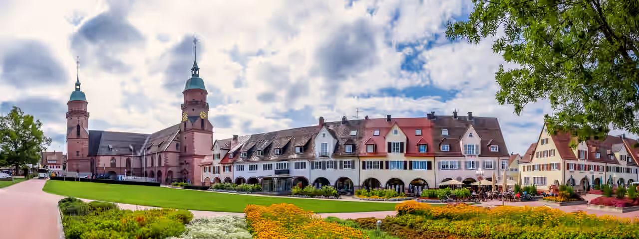 Die Stadtkirche in Freudenstadt im Schwarzwald