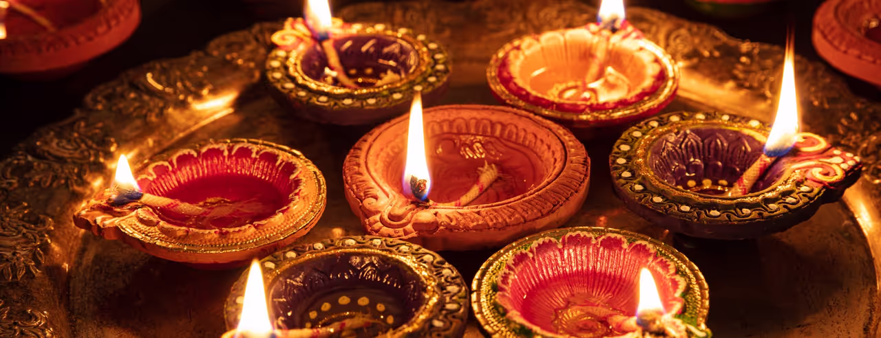 Nahaufnahme von Ölkerzen