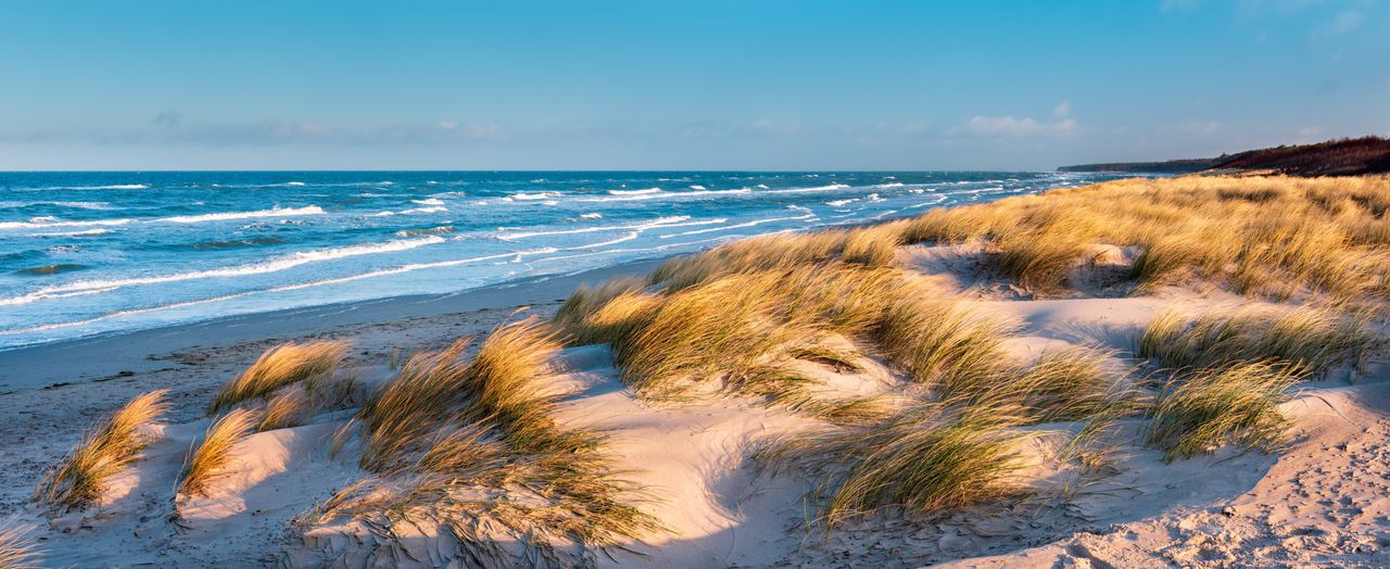 Dünen am Strand an der Ostsee beim Retreat in Mecklenburg-Vorpommern entdecken