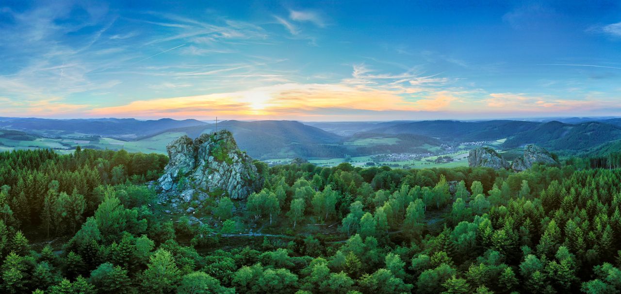 Blick über das Sauerland beim Kurztrip