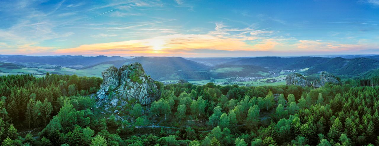 Blick über das Sauerland beim Kurztrip