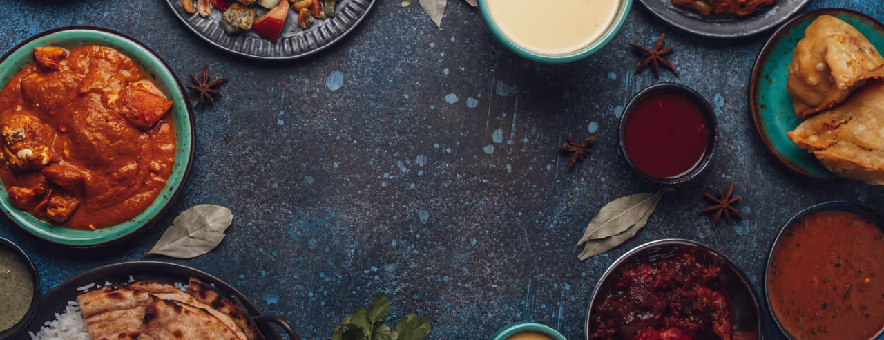 Verschiedene ayurvedische Gerichte