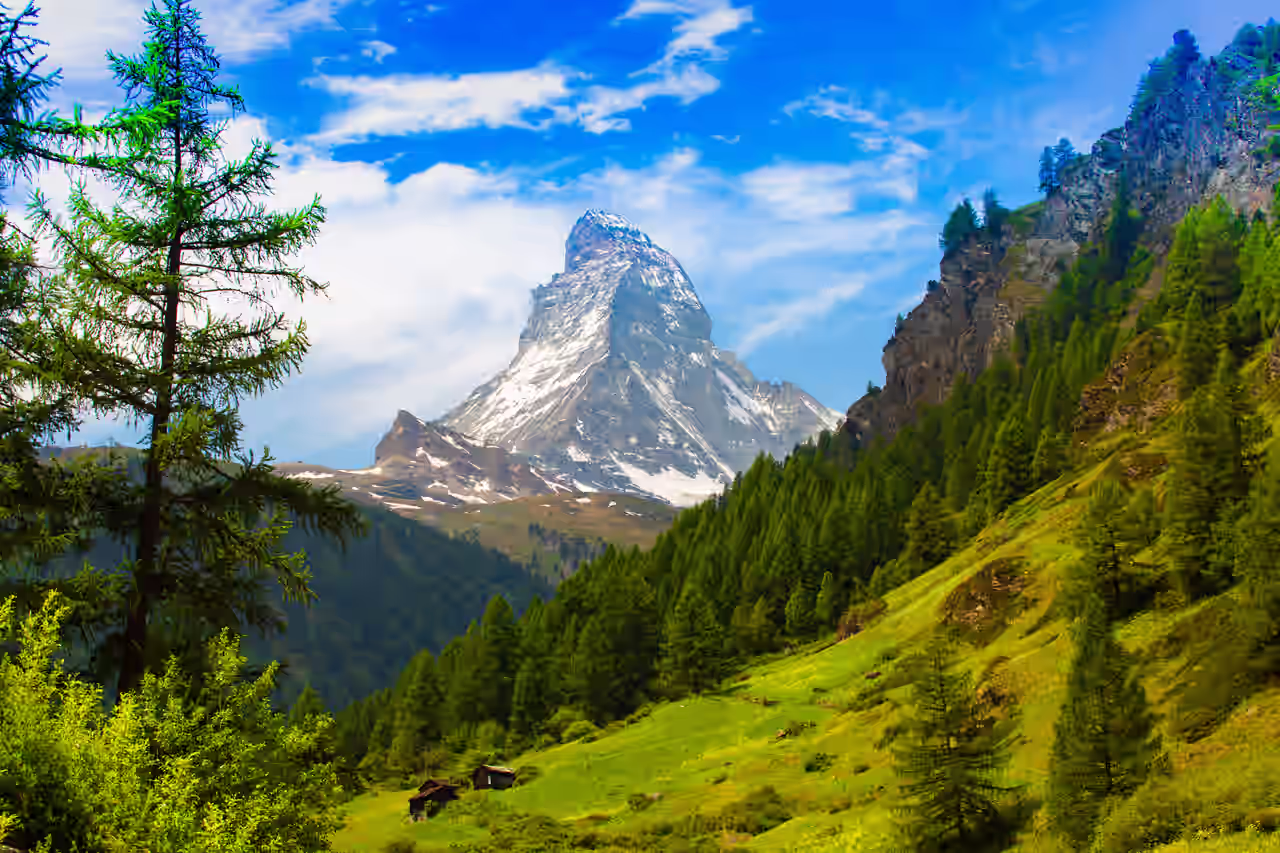 Matterhorn in der Schweiz