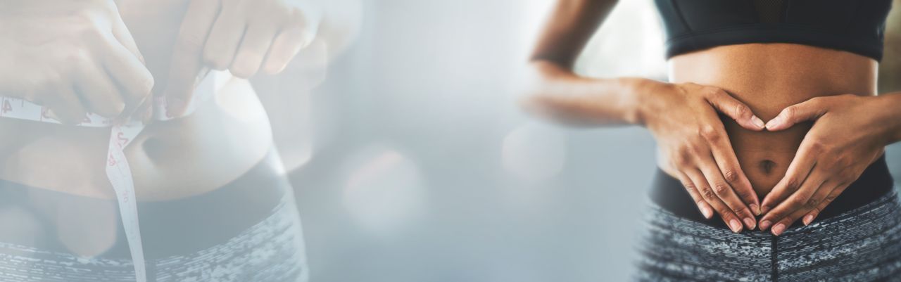 Eine Frau verliert nachhaltig Gewicht während Ihrer Abnehmwoche