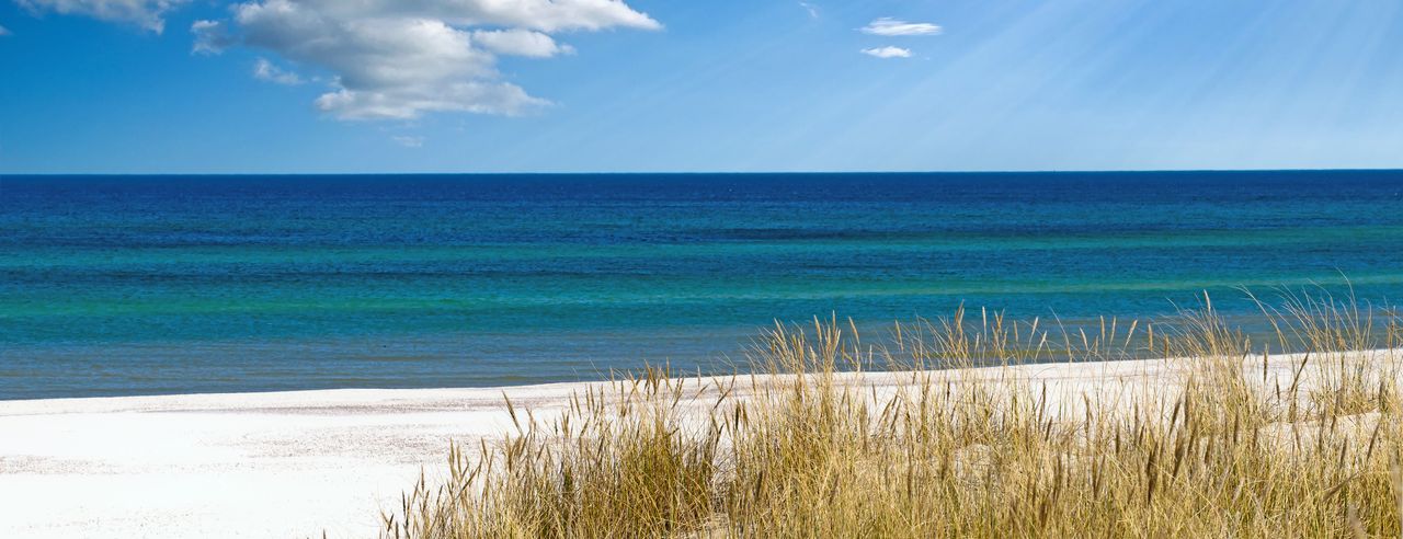 Polnische Ostseeküste mit Strand bei einem Wellness Urlaub in Polen
