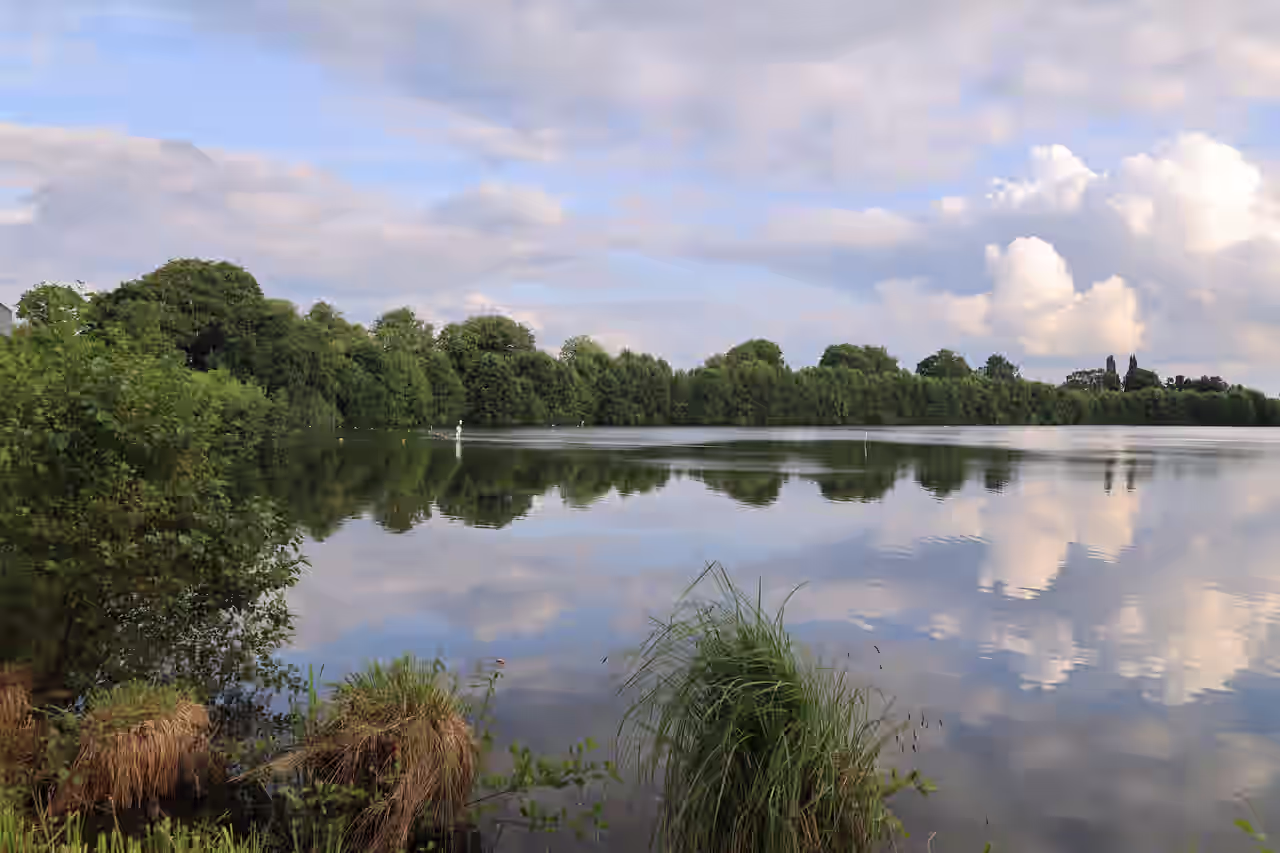 Blick auf den Rantzauer See bei Barmstedt