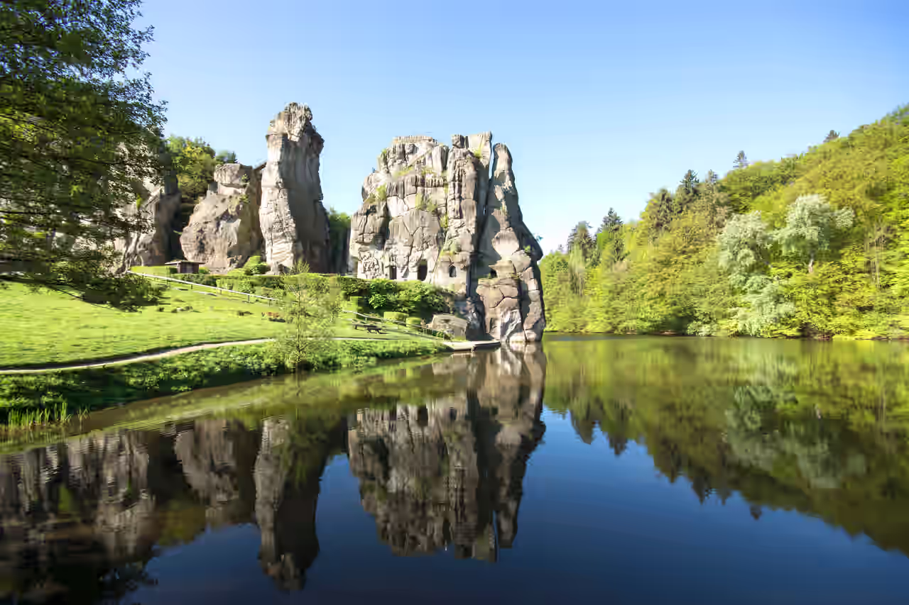 Externsteine, Teutoburger Wald, Deutschland