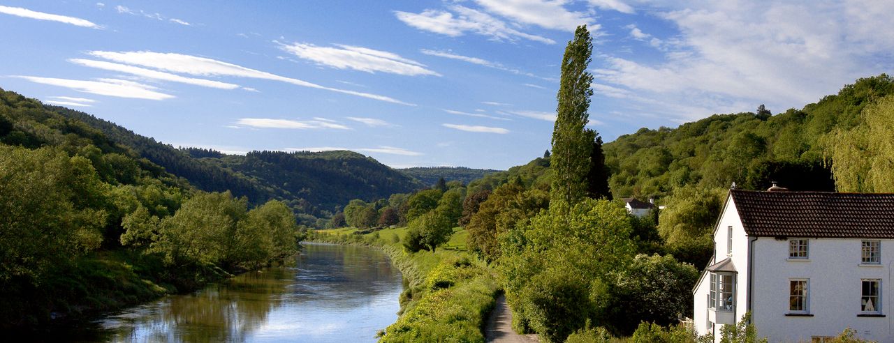 Der Fluss  Wye in England als charmanter Rückzugsort für die Ayurveda Kur in England