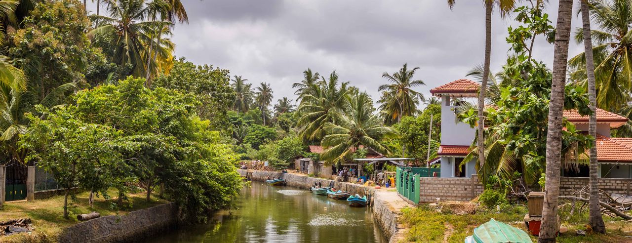 Landschaft Holländischer Kanal in Negombo, Sri Lanka