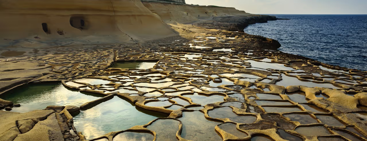 Stein Strand auf Malta