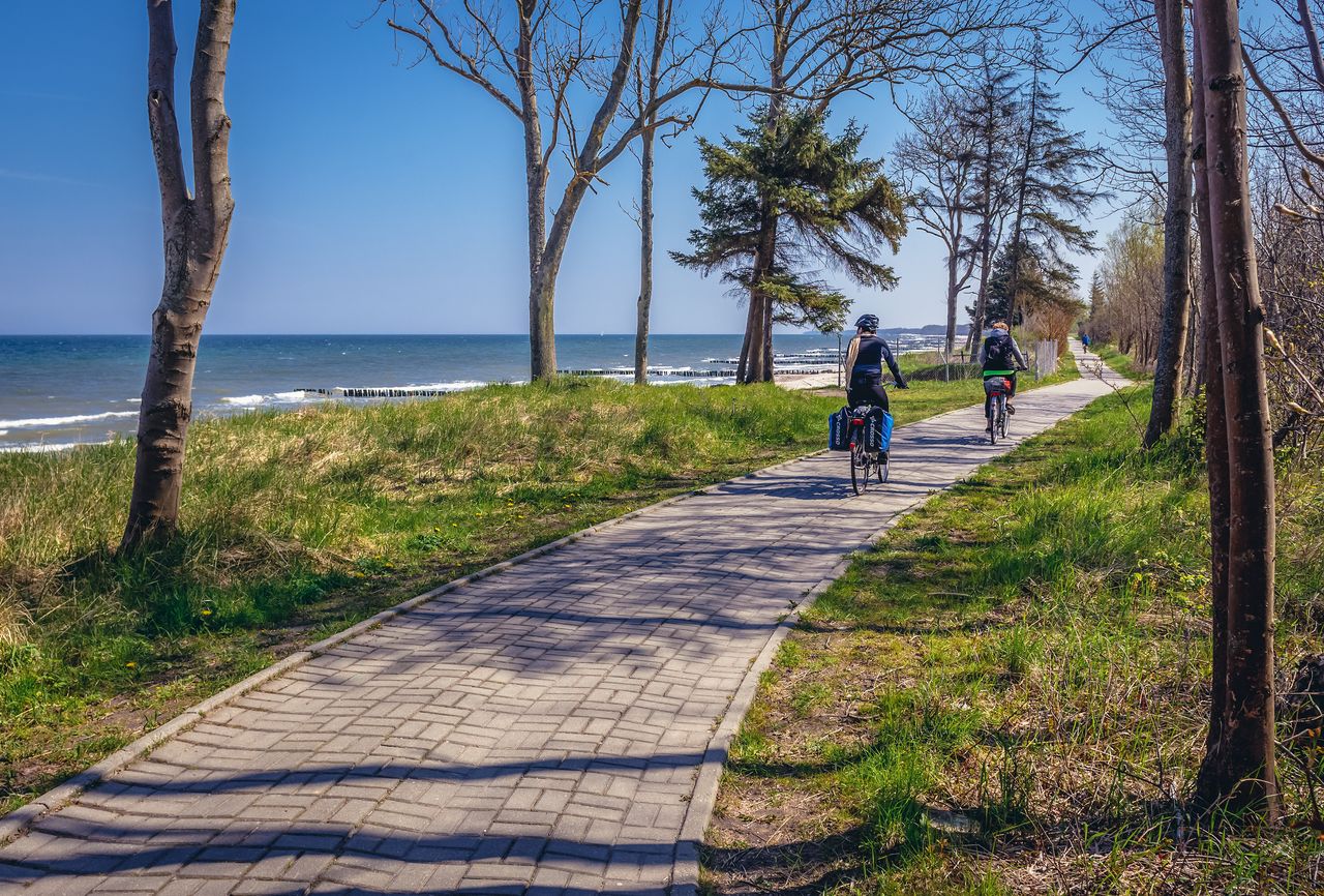 Radweg an der polnischen Ostsee