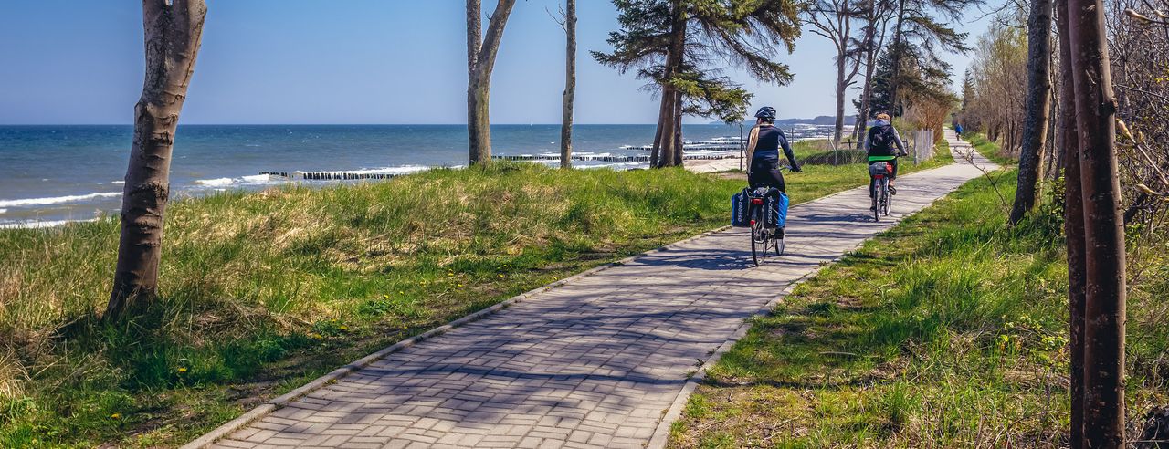 Radweg an der polnischen Ostsee