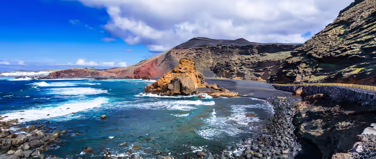 Strand und Meer auf Lanzarote