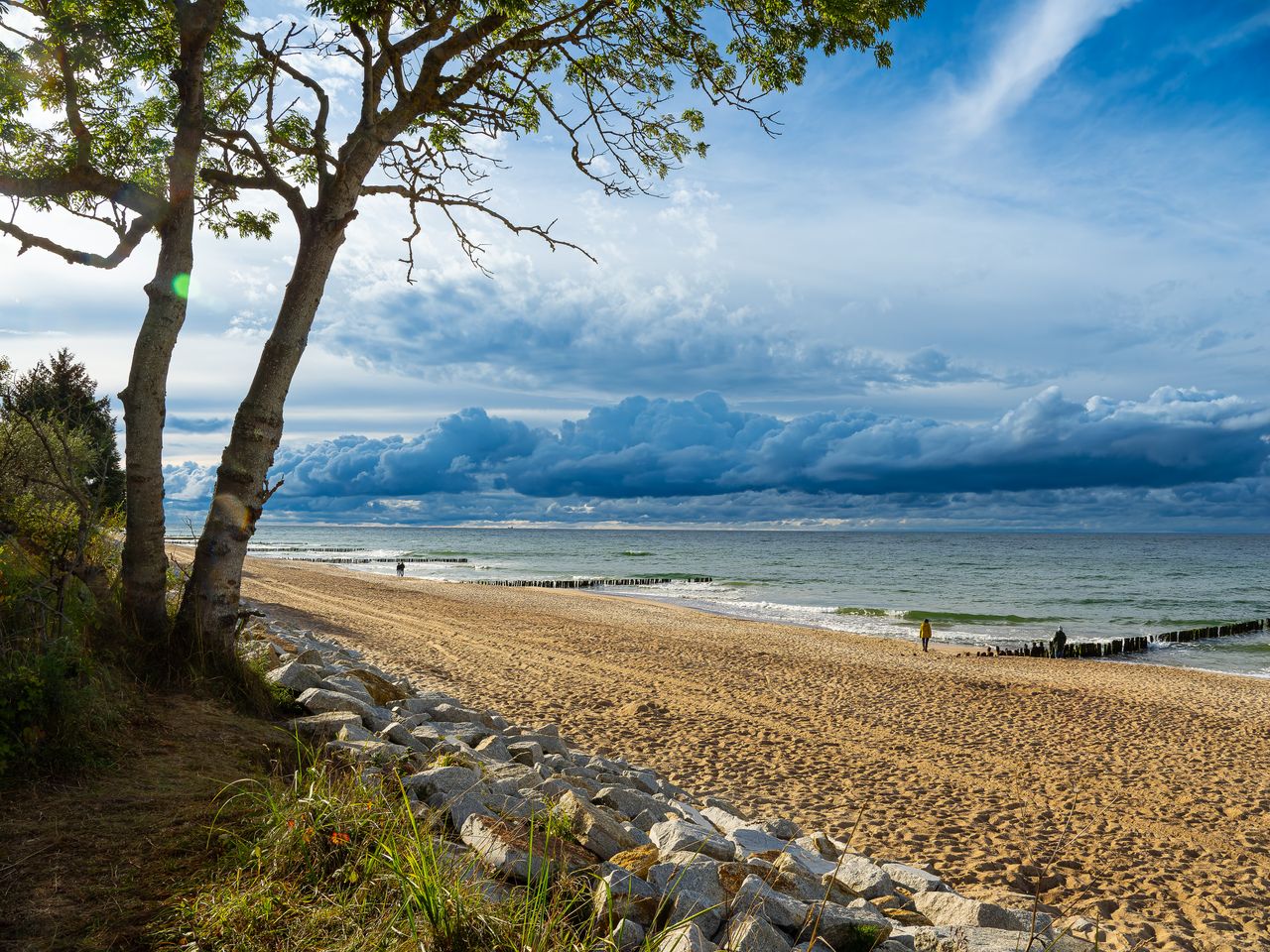 Strand in Kolberg - Wochenende in Polen