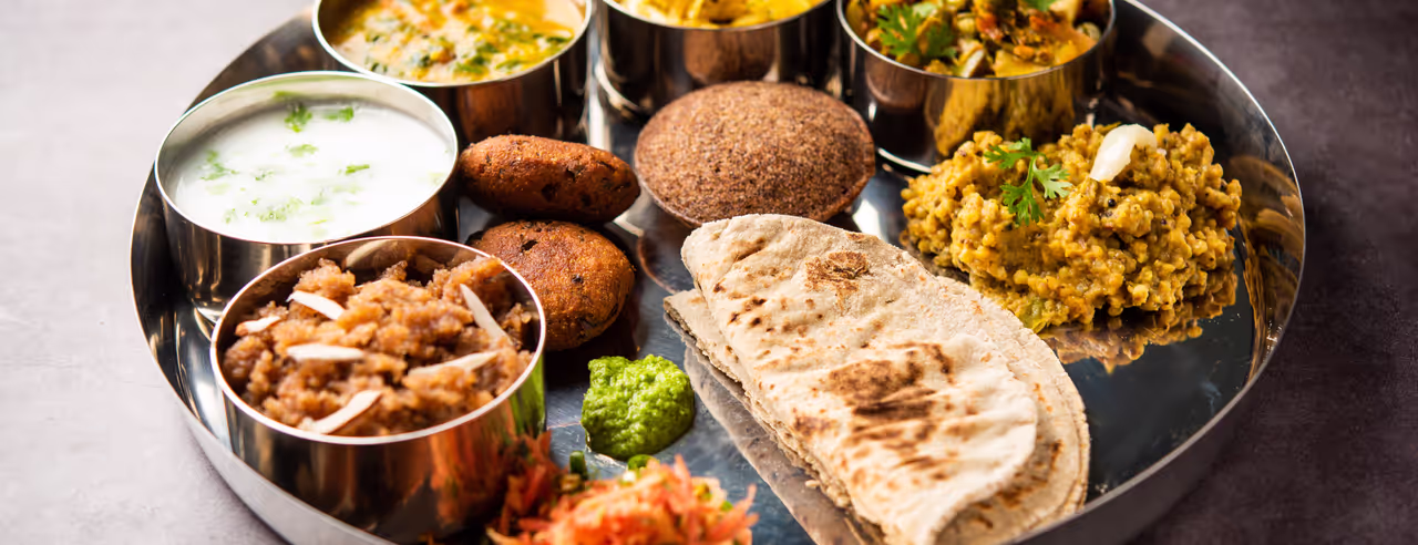 Verschiedene indische Gerichte