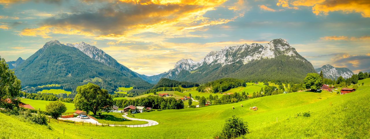 Wellnessurlaub im Berchtesgadener Land mit Blick auf die Alpen erleben