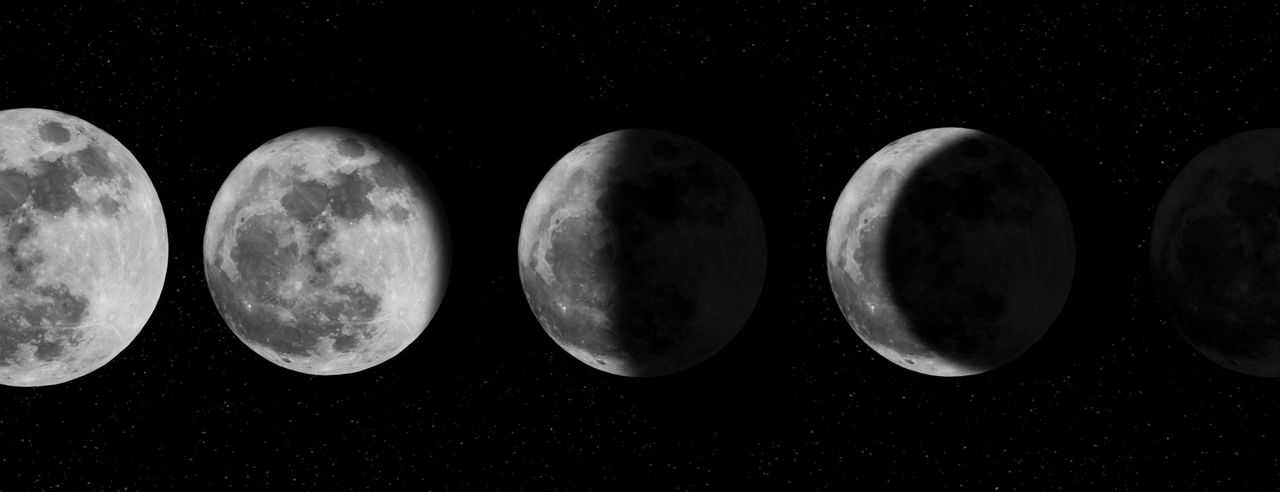 Die verschiedenen Mondphasen